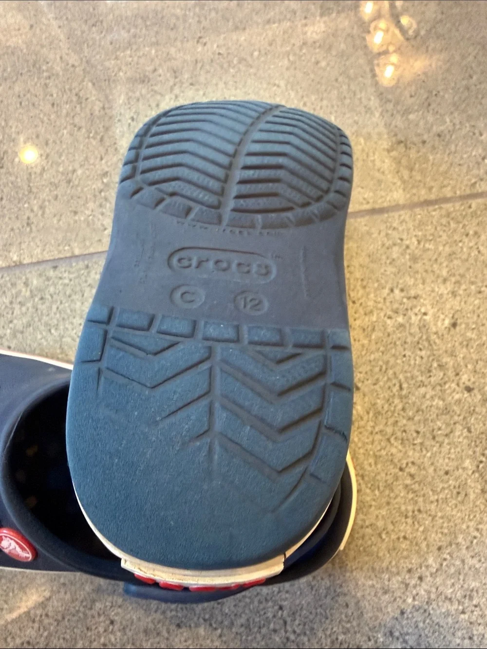 Kids Navy Croc withCharms